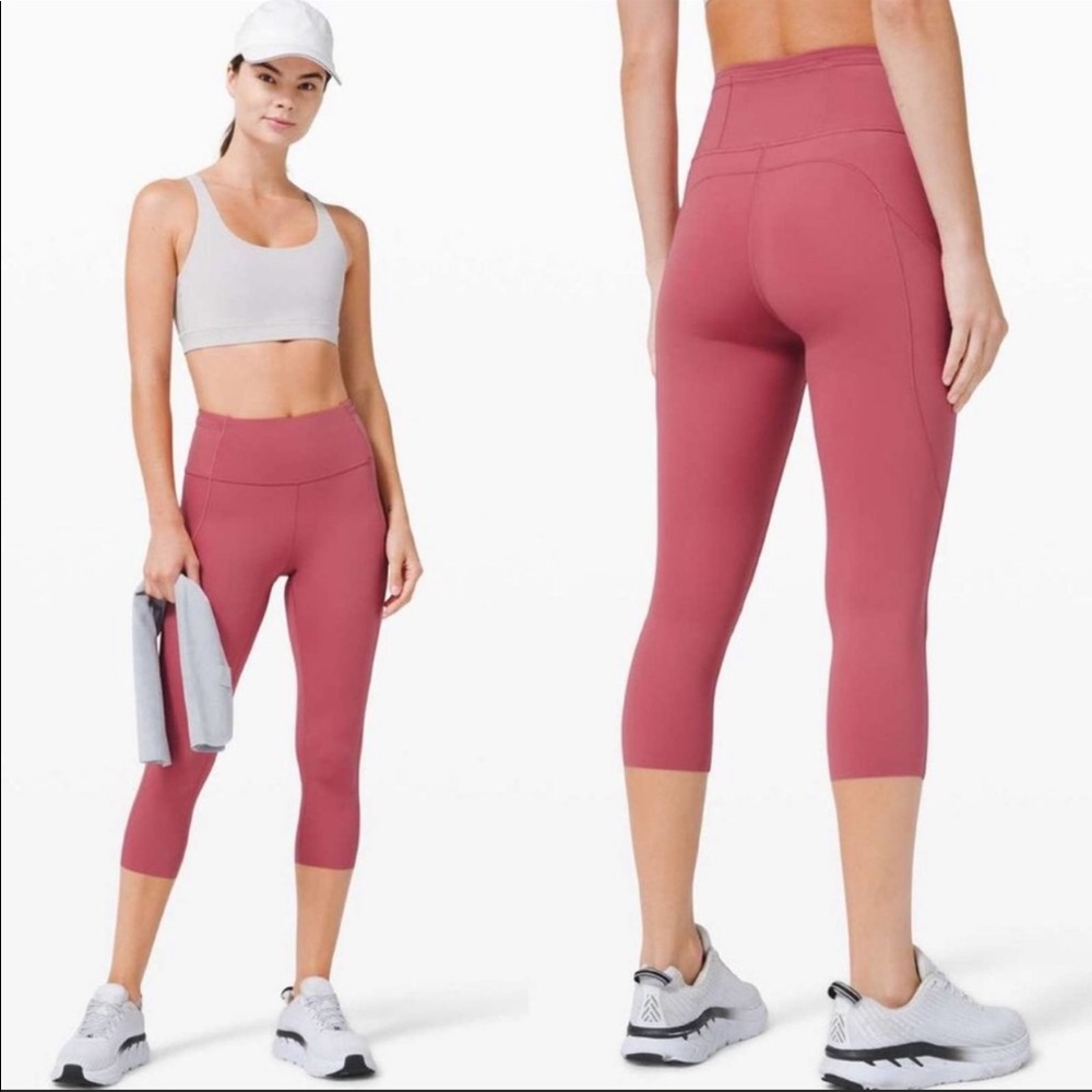 Lululemon Fast and Free Crop Leggings